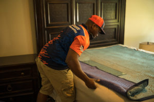 Affordable Moving Company in Buckhead, GA Wrapping Furniture with a Protective Covering