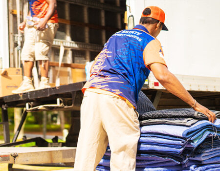 movers loading a truck while providing Local Full-Service Luxury Moving Company in Douglasville, GA